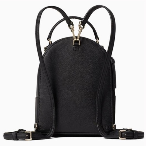 Kate Spade Cameron Mini Convertible Black Backpack - Picture 2 of 12